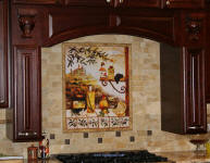 tuscany wall tile mural