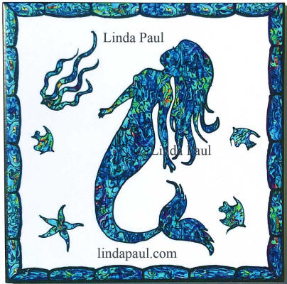 mermaid tile