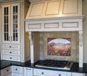 french country kitchen backsplash idea